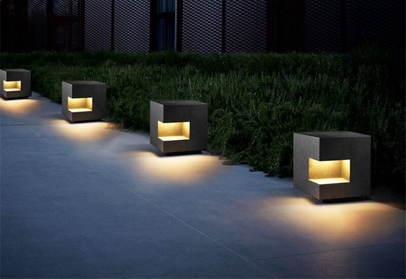 Outdoor Concrete Light Bollard retailer 12V LED